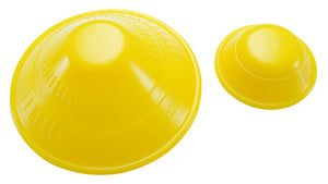Dycem Verschlussöffner für Flaschen, gelb,  Ø ca. 5 cm und ca. 12 cm