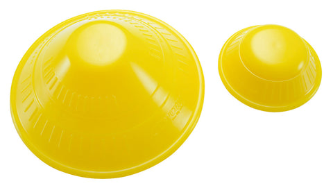 Dycem Verschlussöffner für Flaschen, gelb,  Ø ca. 5 cm und ca. 12 cm