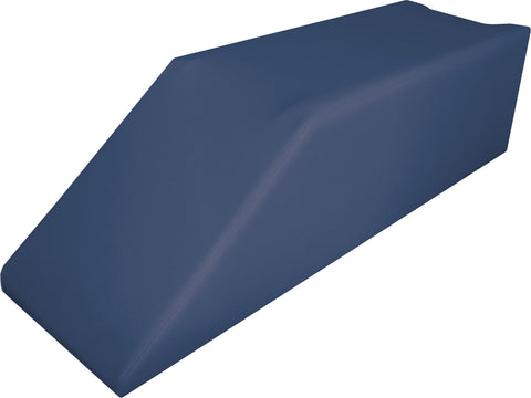 Beinhochlagerungspolster mit Kunstlederbezug, 72 x 22 x 20 cm, blau oder weiß