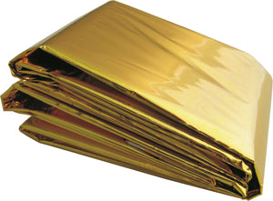 Rettungsdecke, gold/silber, 210x160cm